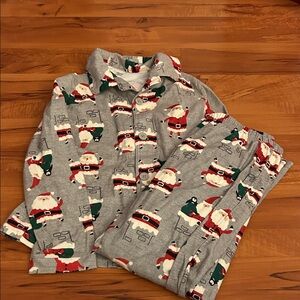 Carter's Gray Santa Pajama Set